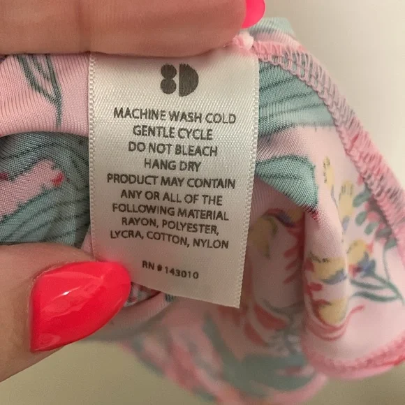 Dot Dot Smile Dress, Pink with cactus & floral design, Size 8/10 - Picture 5 of 5